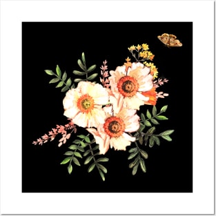 Delicate Spring Flowers Posters and Art